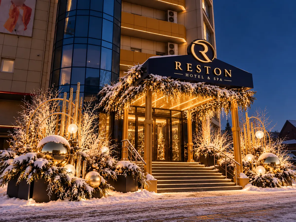 RESTON / GOLDEN WINTER — вечер, визуализация концепции